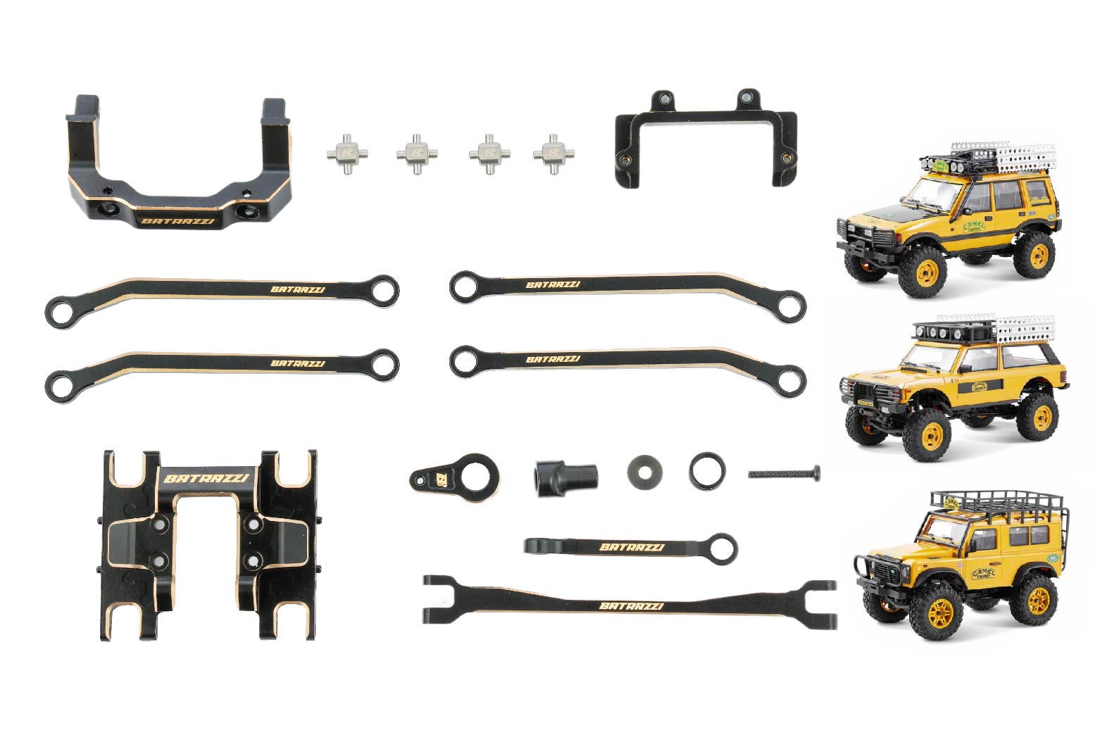 Batrazzi Brass Upgrade Set for FCX24M Land Rover D110 & Discovery & Range Rover