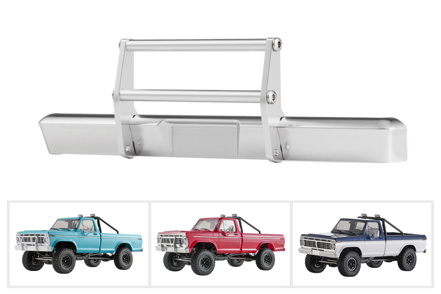BATRAZZI Aluminum Front & Rear Cowboy Bumper Set for FMS FCX18 II Ford F-100