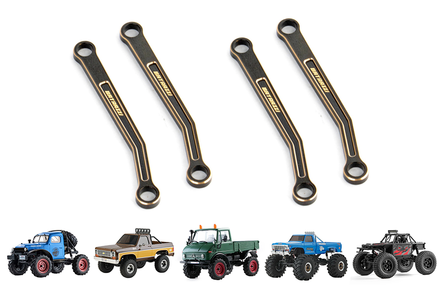 BATRAZZI Brass Lower Chassis Link Set for FCX24
