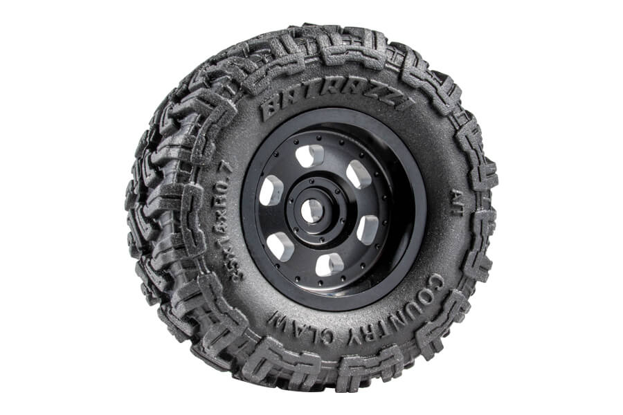BATRAZZI Aluminum 0.7" Core_X Beadlock Wheels for Axial SCX30 (4pcs)