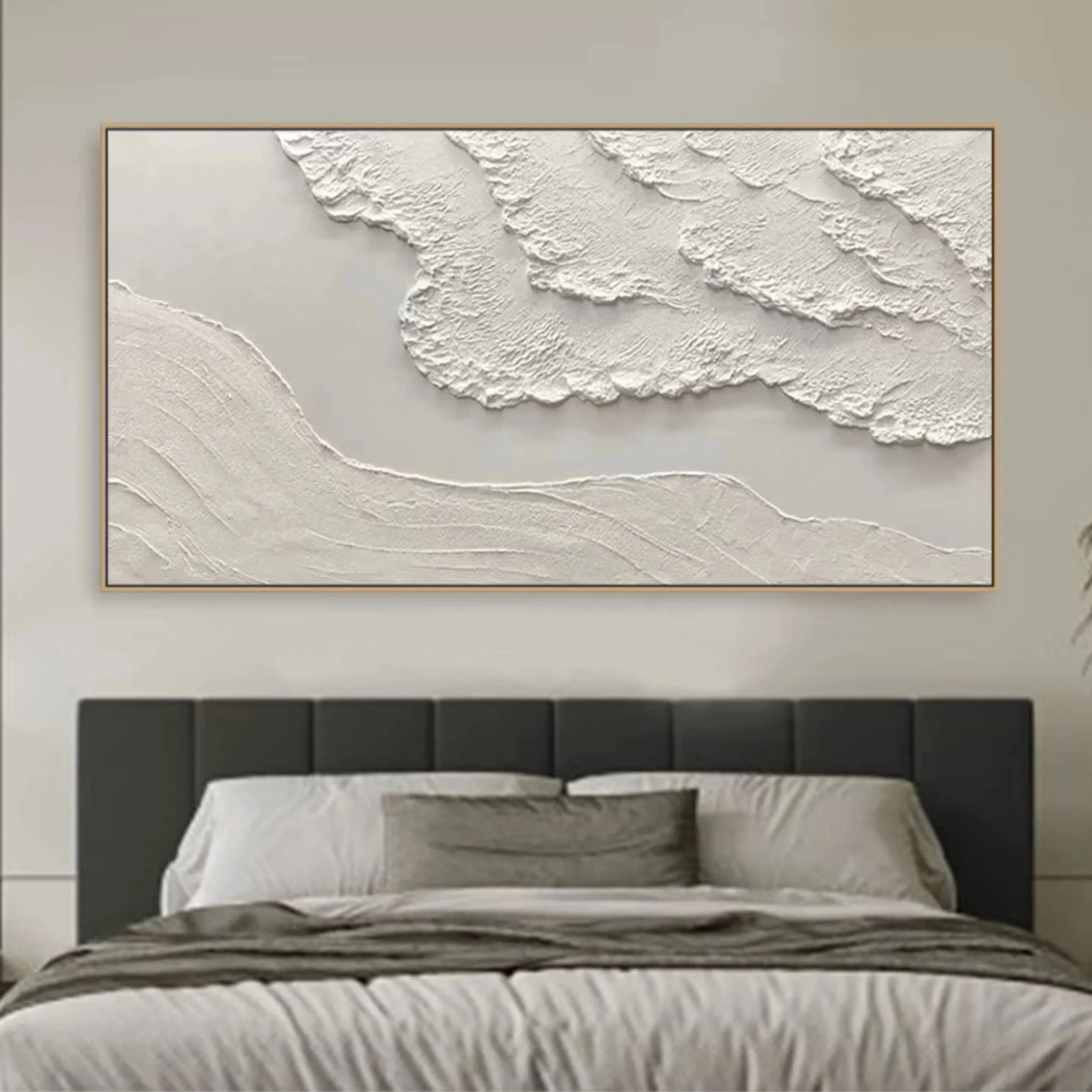 Plaster Art Painting hand - painted #HM1420