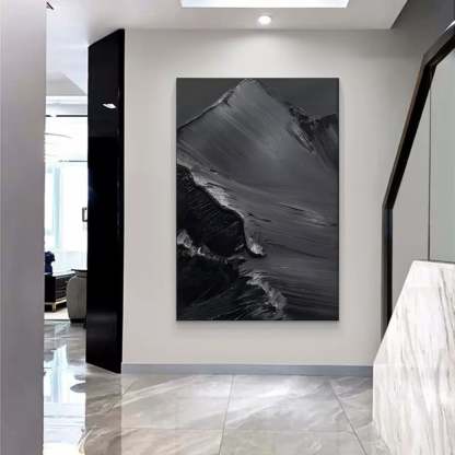 Plaster Art Painting hand - painted #HM398-Homemural