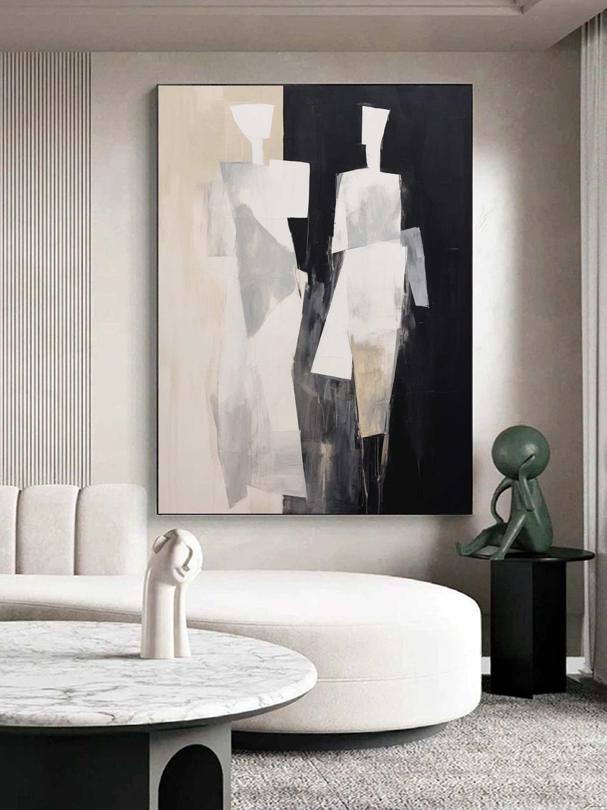 Contemporary Minimalist Art Painting hand - painted #HM156-Homemural