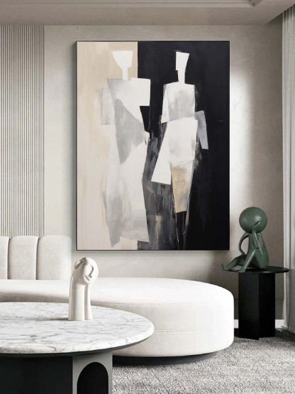 Contemporary Minimalist Art Painting hand - painted #HM156-Homemural