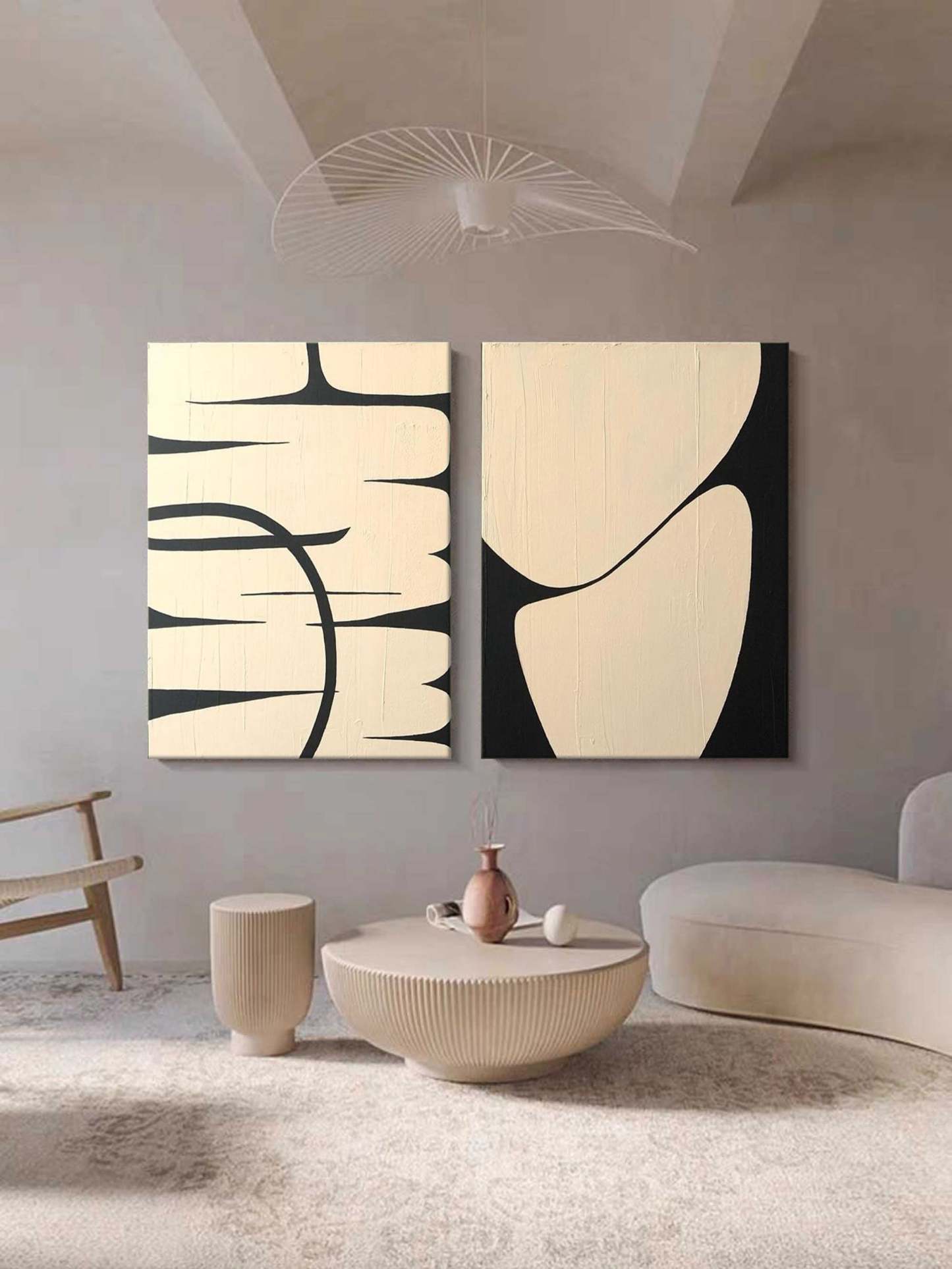 Abstract Painting Set Of 2 #SP135-Homemural