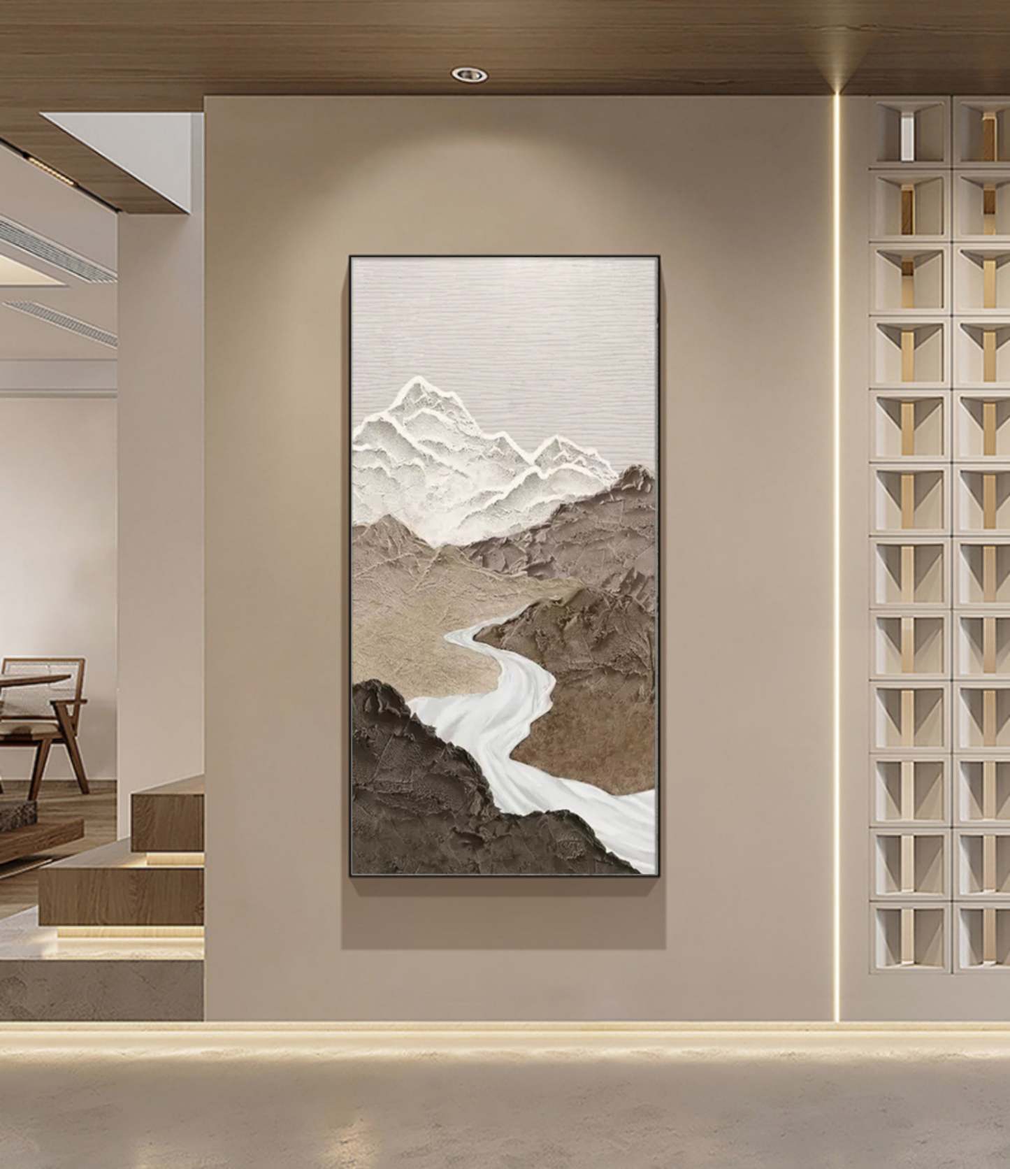 Wabi-Sabi Art Painting hand - painted #HM77-Homemural