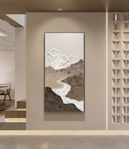 Wabi-Sabi Art Painting hand - painted #HM77-Homemural