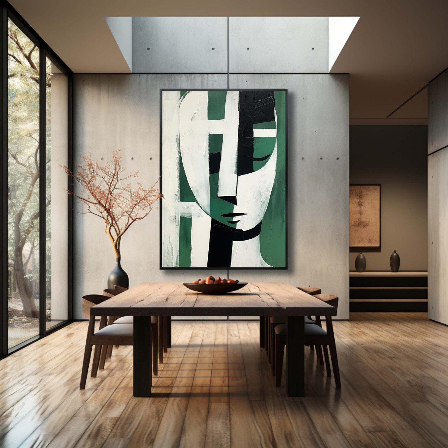 Contemporary Minimalist Art Painting hand - painted #HM594