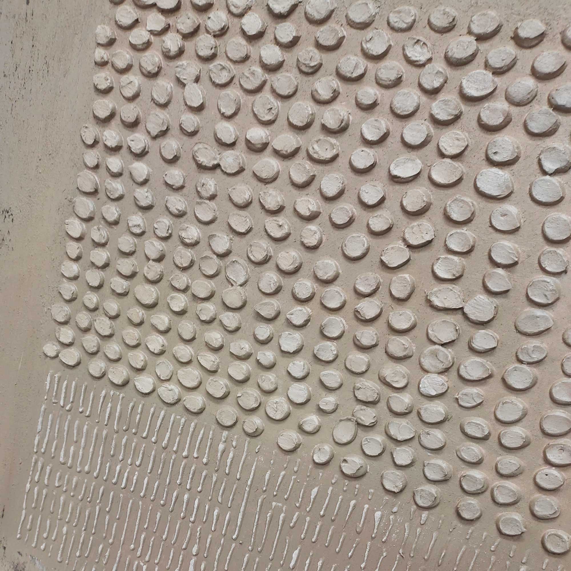 Plaster Art Painting hand - painted Set Of 2 #HM452-Homemural