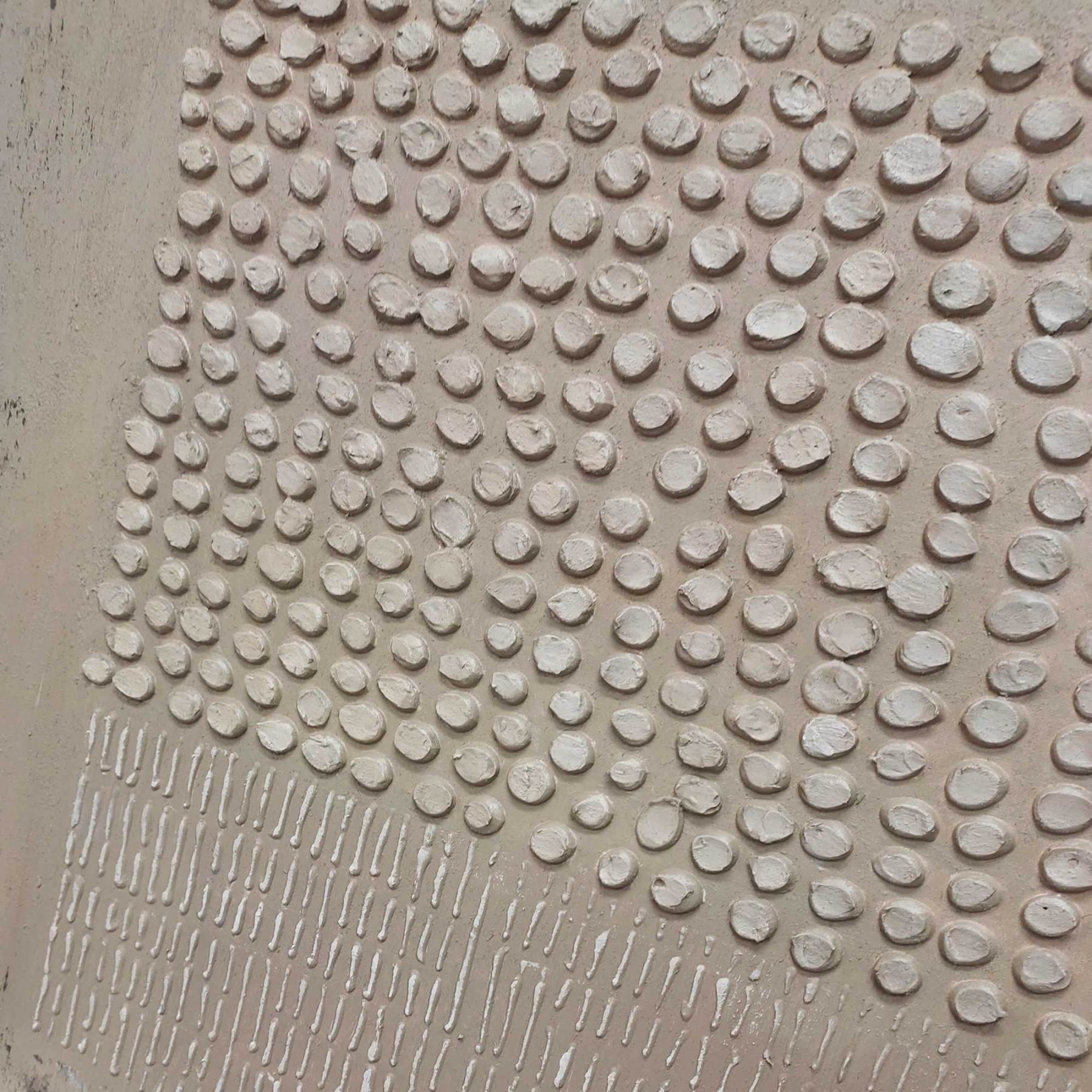 Plaster Art Painting hand - painted Set Of 2 #HM452-Homemural