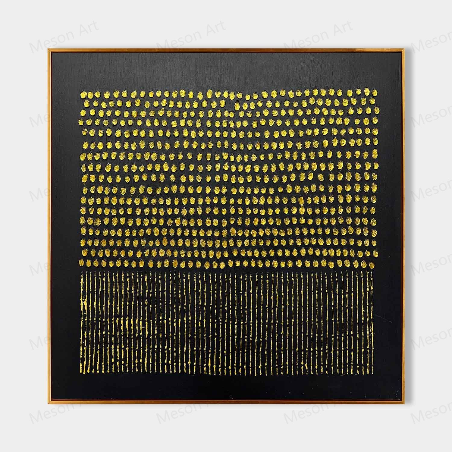 Plaster Art Painting hand - painted Set Of 3 #HM1280