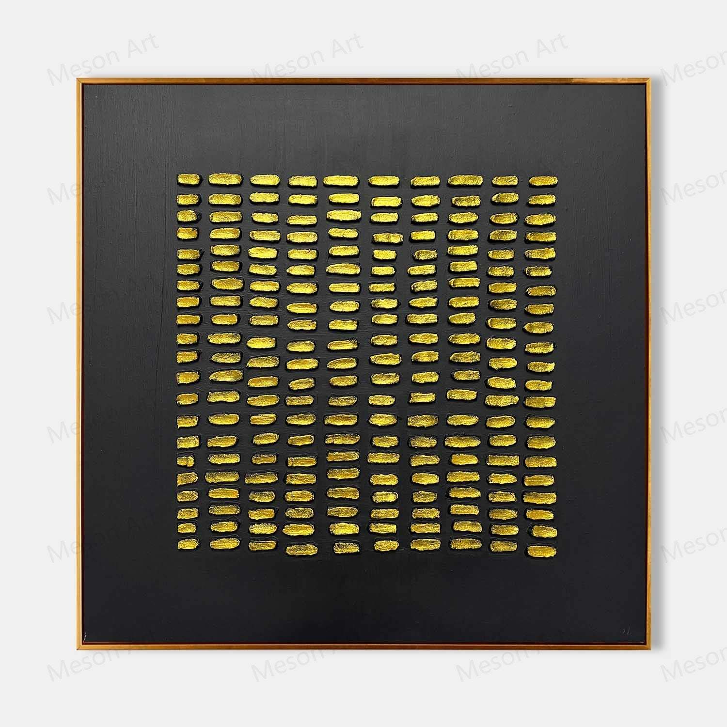 Plaster Art Painting hand - painted Set Of 3 #HM1280