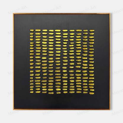 Plaster Art Painting hand - painted Set Of 3 #HM1280