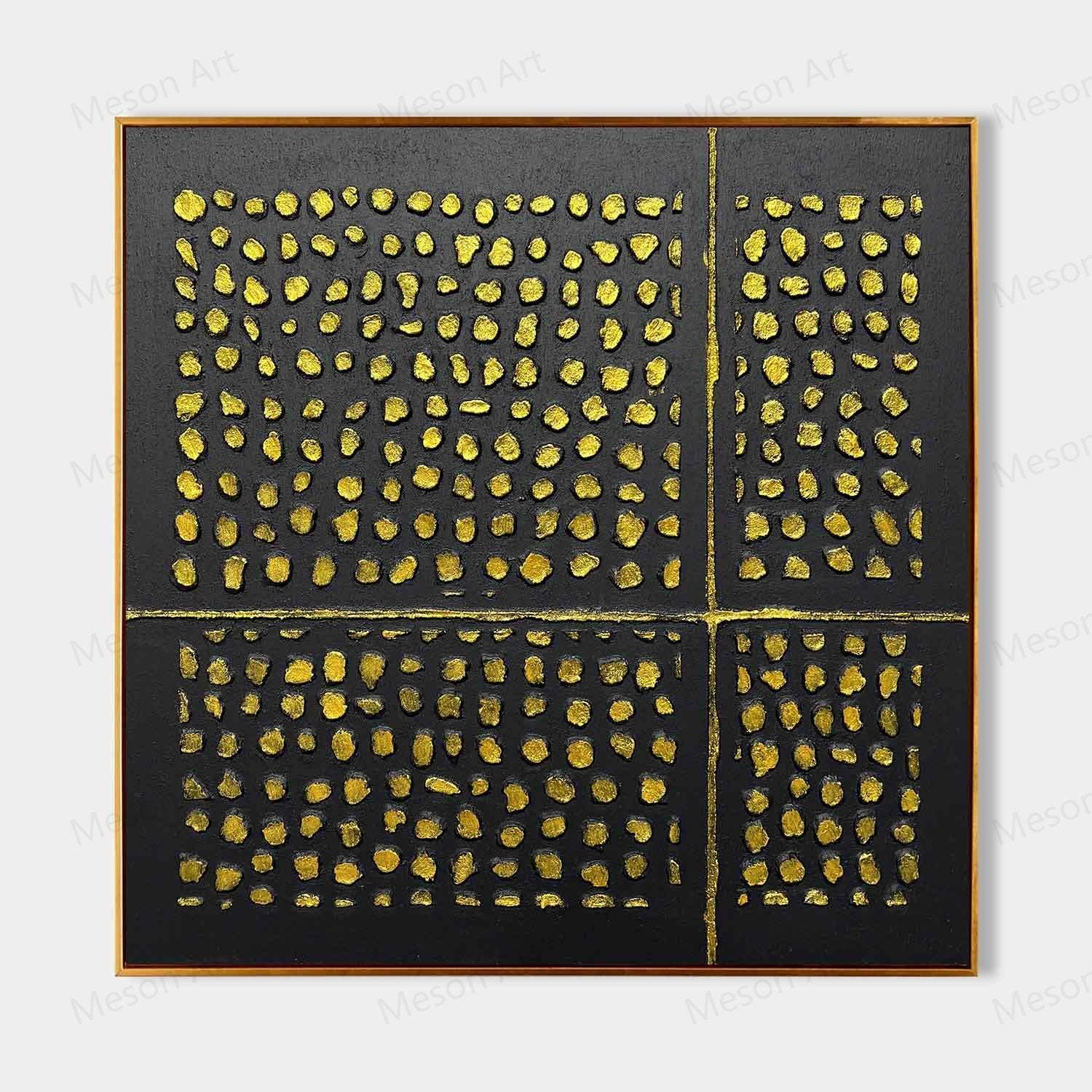 Plaster Art Painting hand - painted Set Of 3 #HM1280