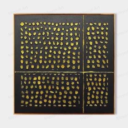 Plaster Art Painting hand - painted Set Of 3 #HM1280