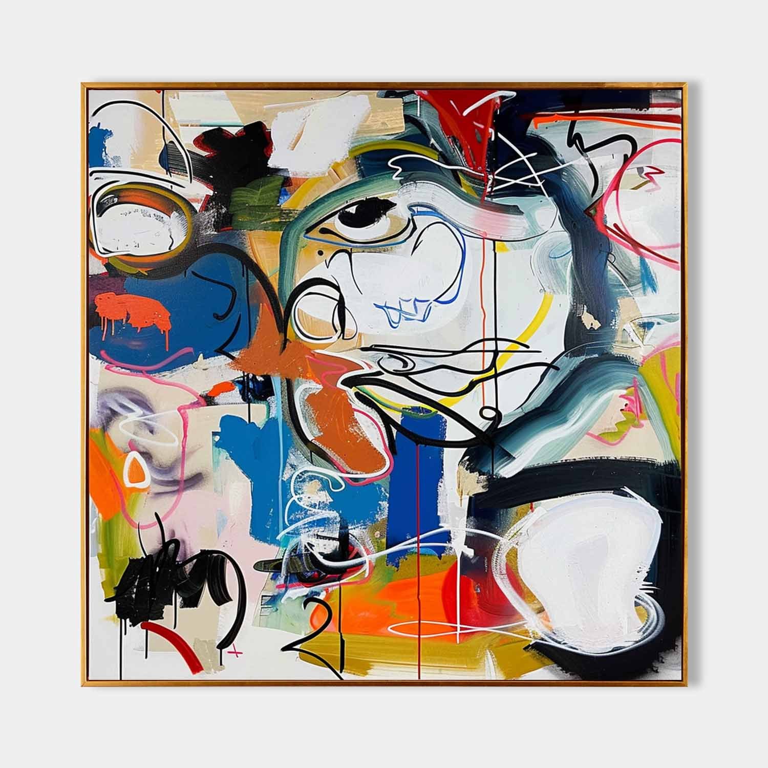  Pop Art Painting hand - painted #HM414