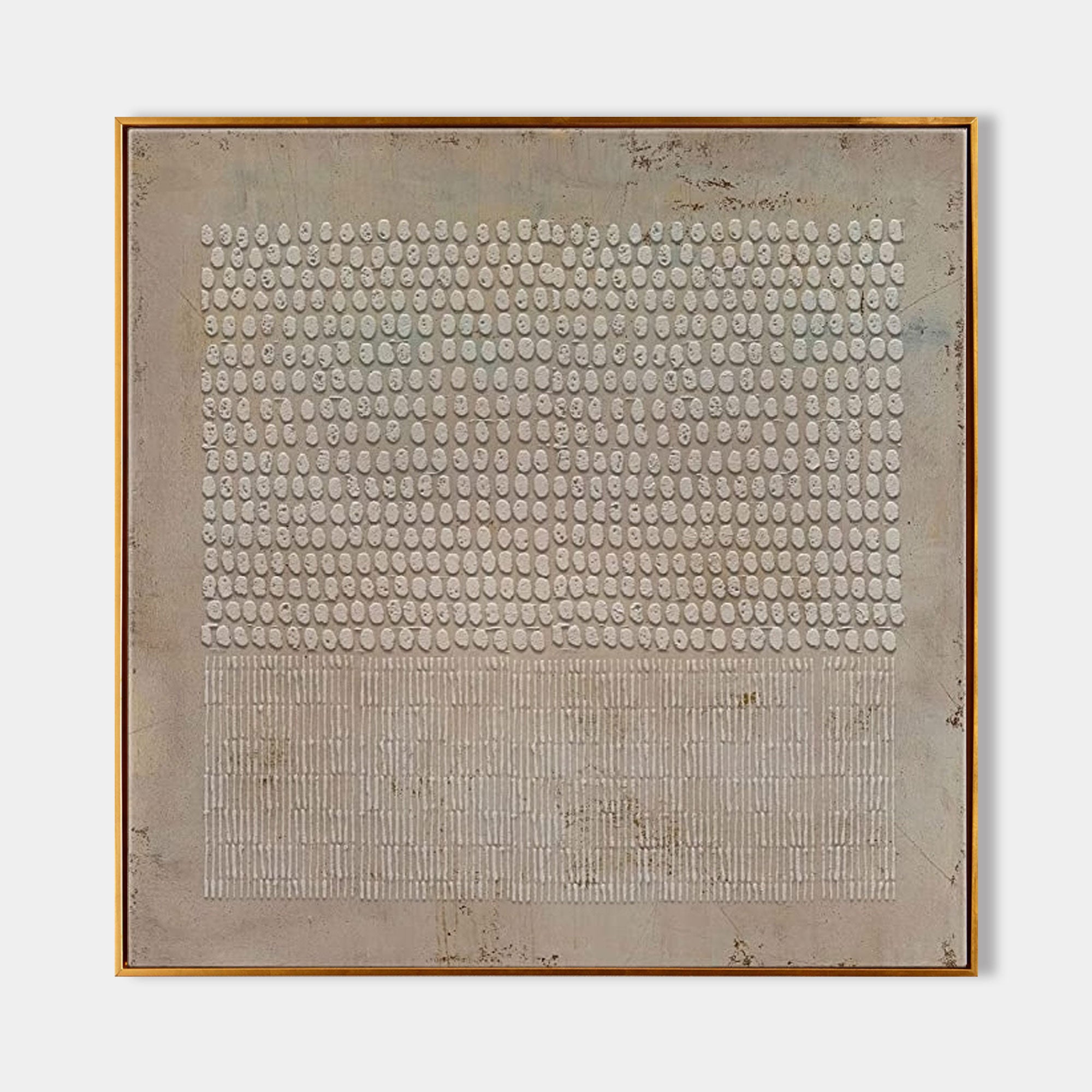 Plaster Art Painting hand - painted #HM676-Homemural