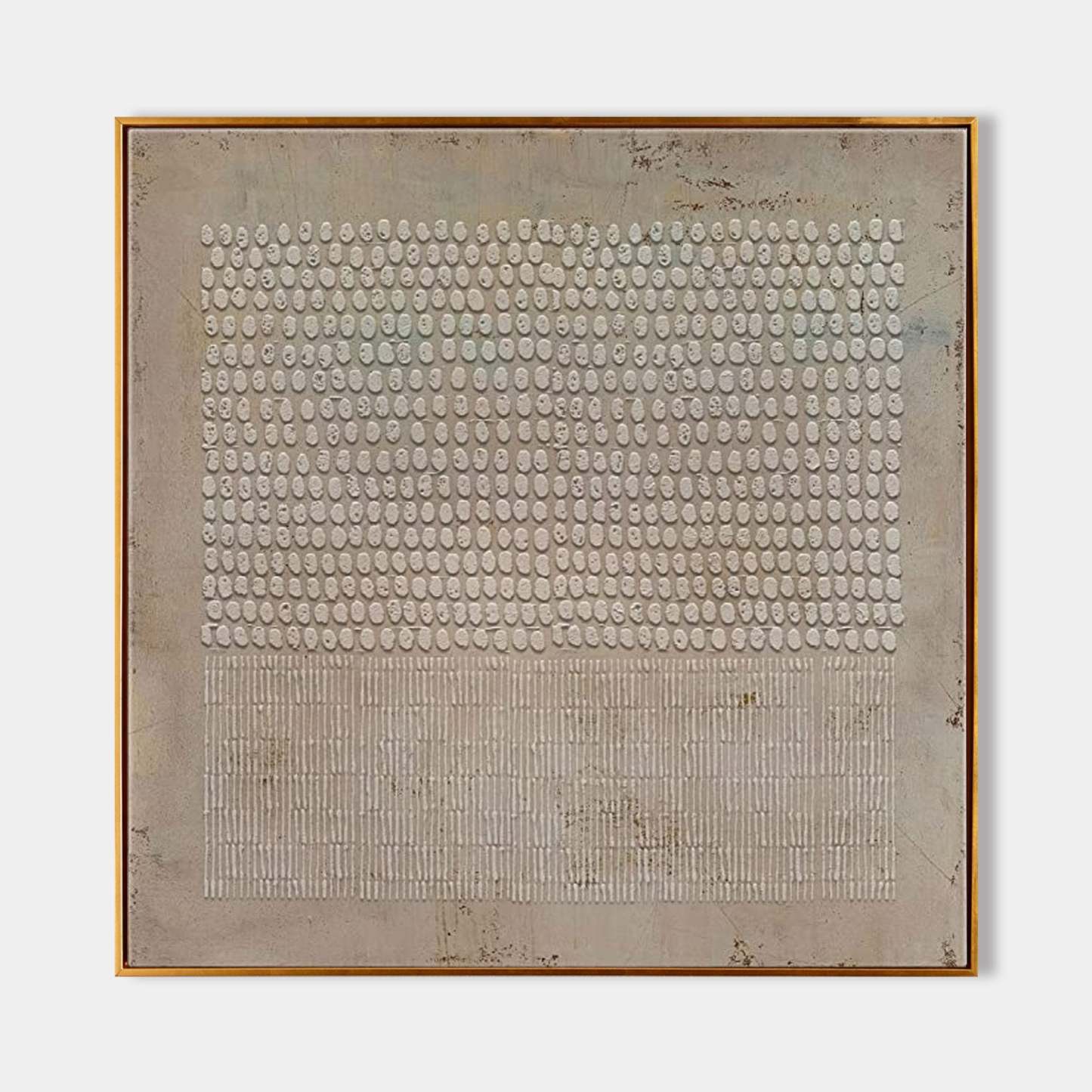 Plaster Art Painting hand - painted #HM676-Homemural