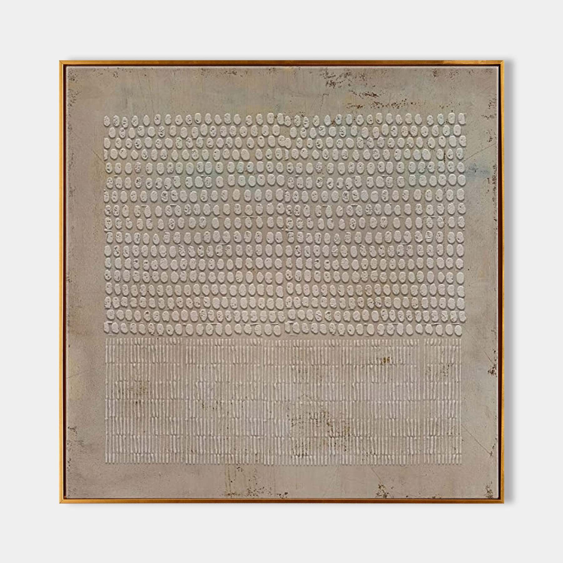 Plaster Art Painting hand - painted #HM676-Homemural