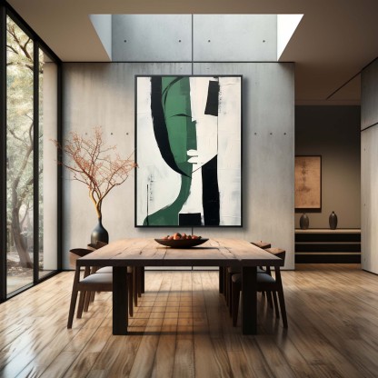 Contemporary Minimalist Art Painting hand - painted #HM123-Homemural