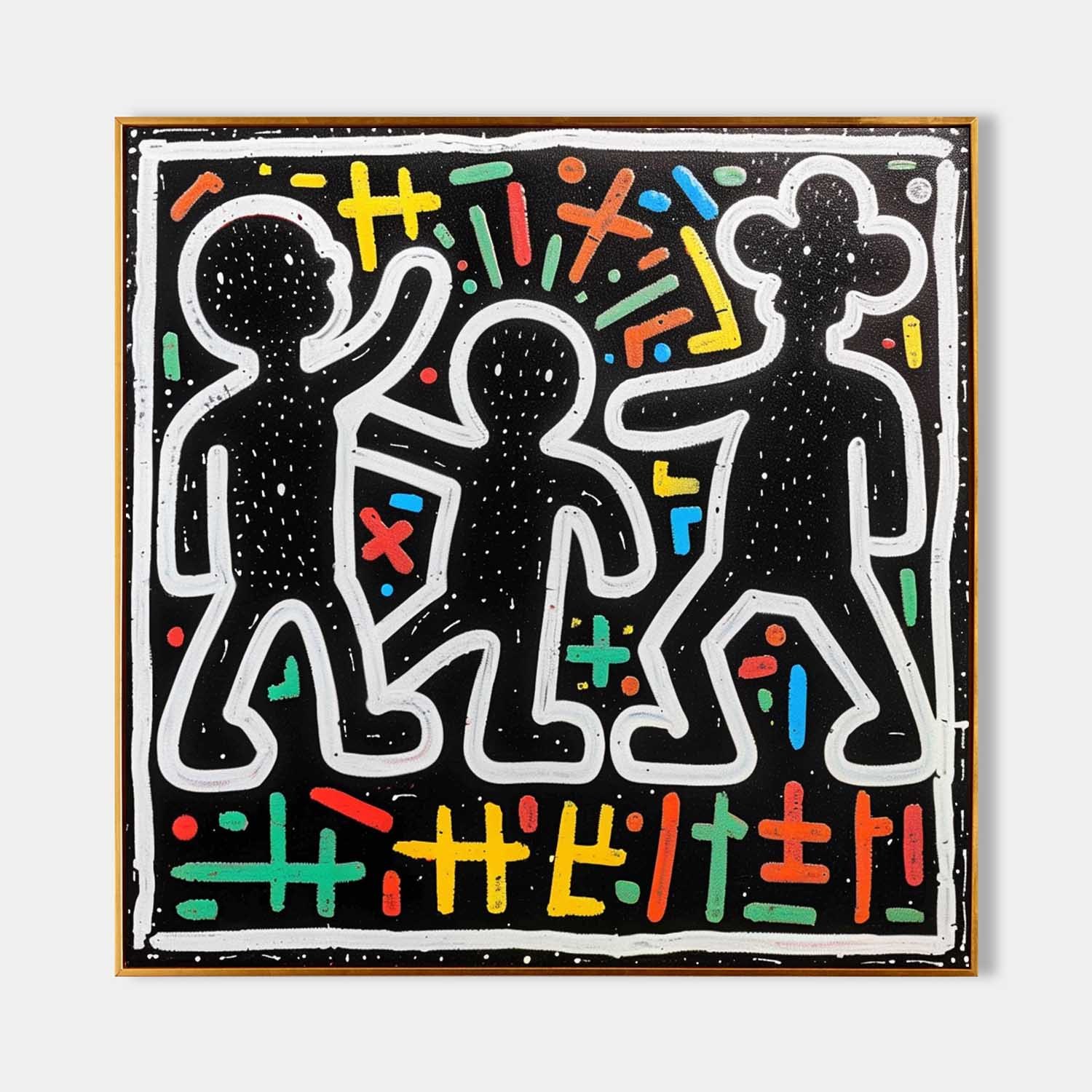 Abstract Graffiti Art Painting hand-painted #HM21