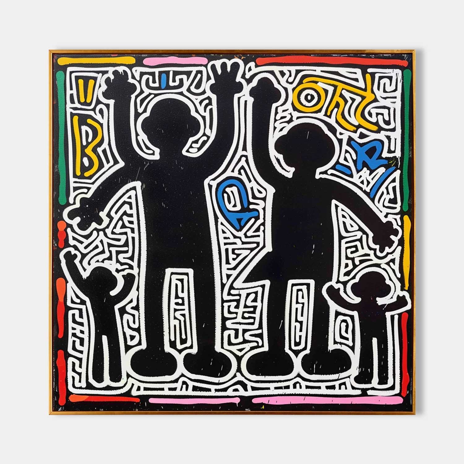 Abstract Graffiti Art Painting hand-painted #HM23