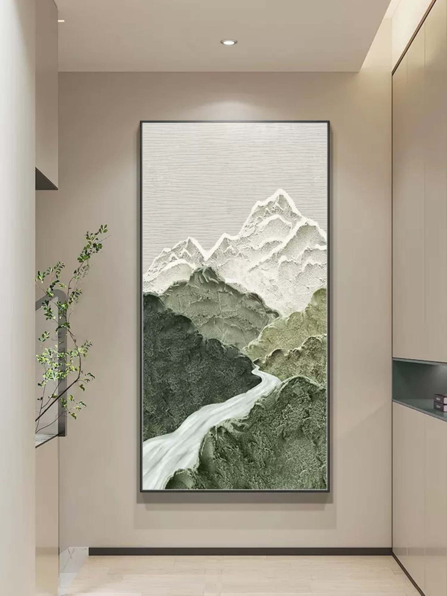 Wabi-Sabi Art Painting hand - painted #HM61-Homemural