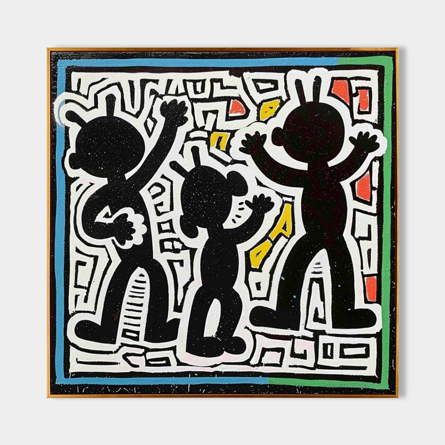 Abstract Graffiti Art Painting hand-painted #HM19