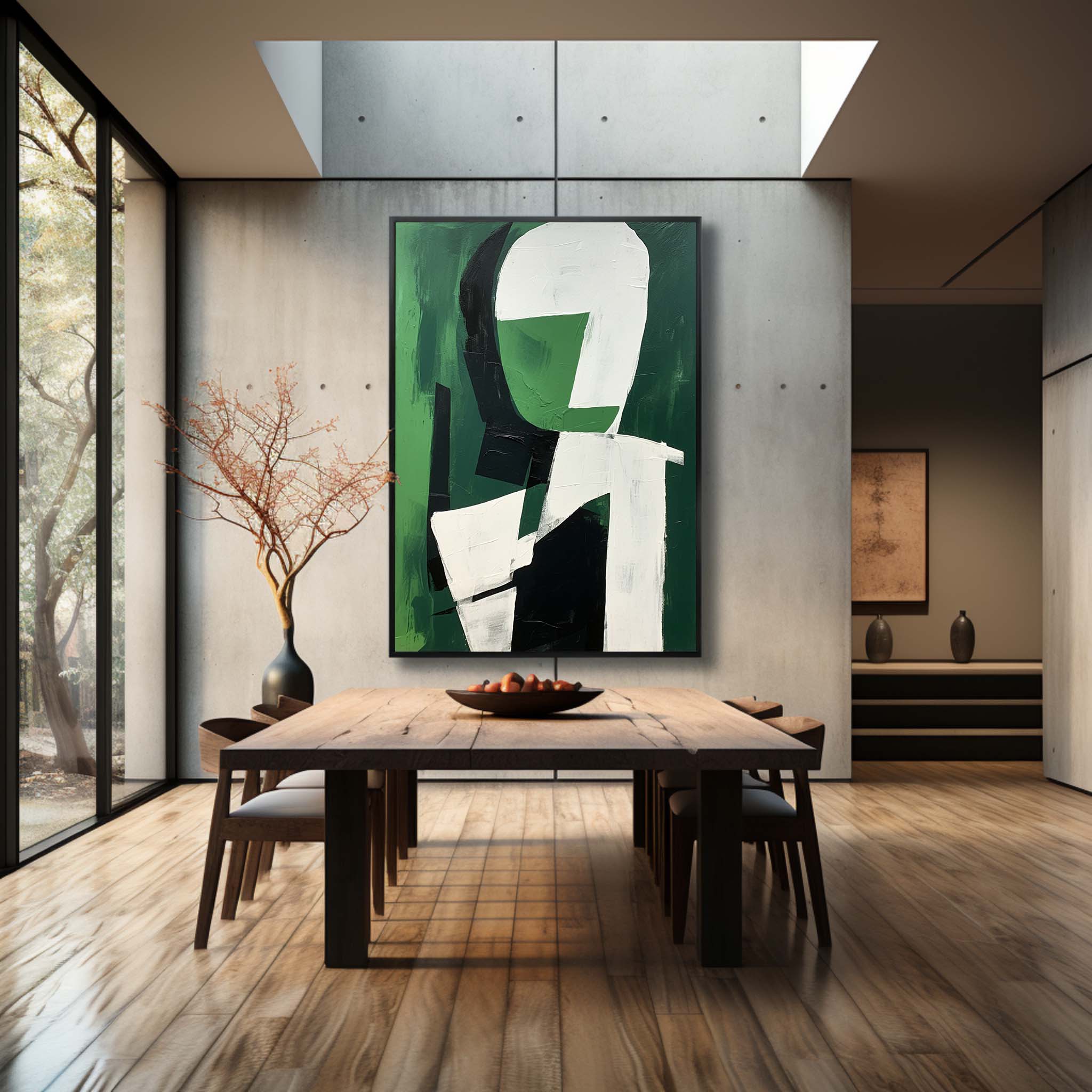 Contemporary Minimalist Art Painting hand - painted #HM568