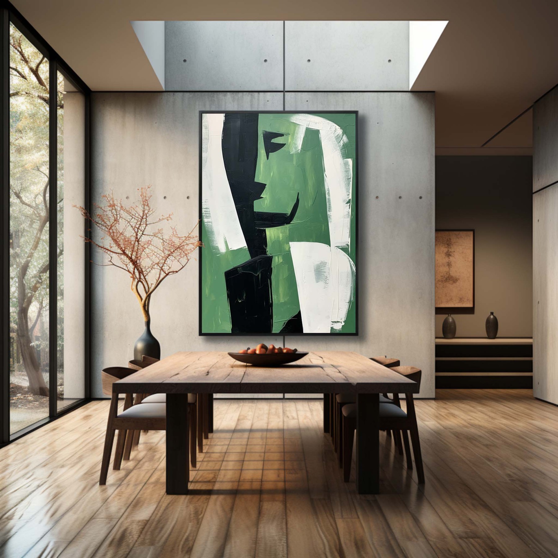 Contemporary Minimalist Art Painting hand - painted #HM589