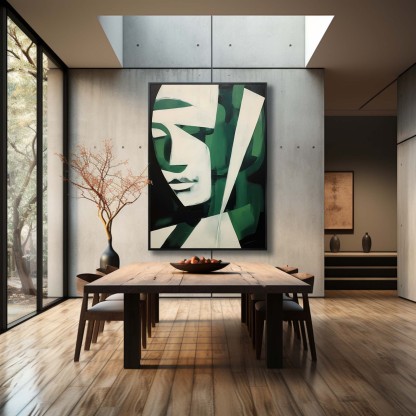 Contemporary Minimalist Art Painting hand - painted #HM441-Homemural