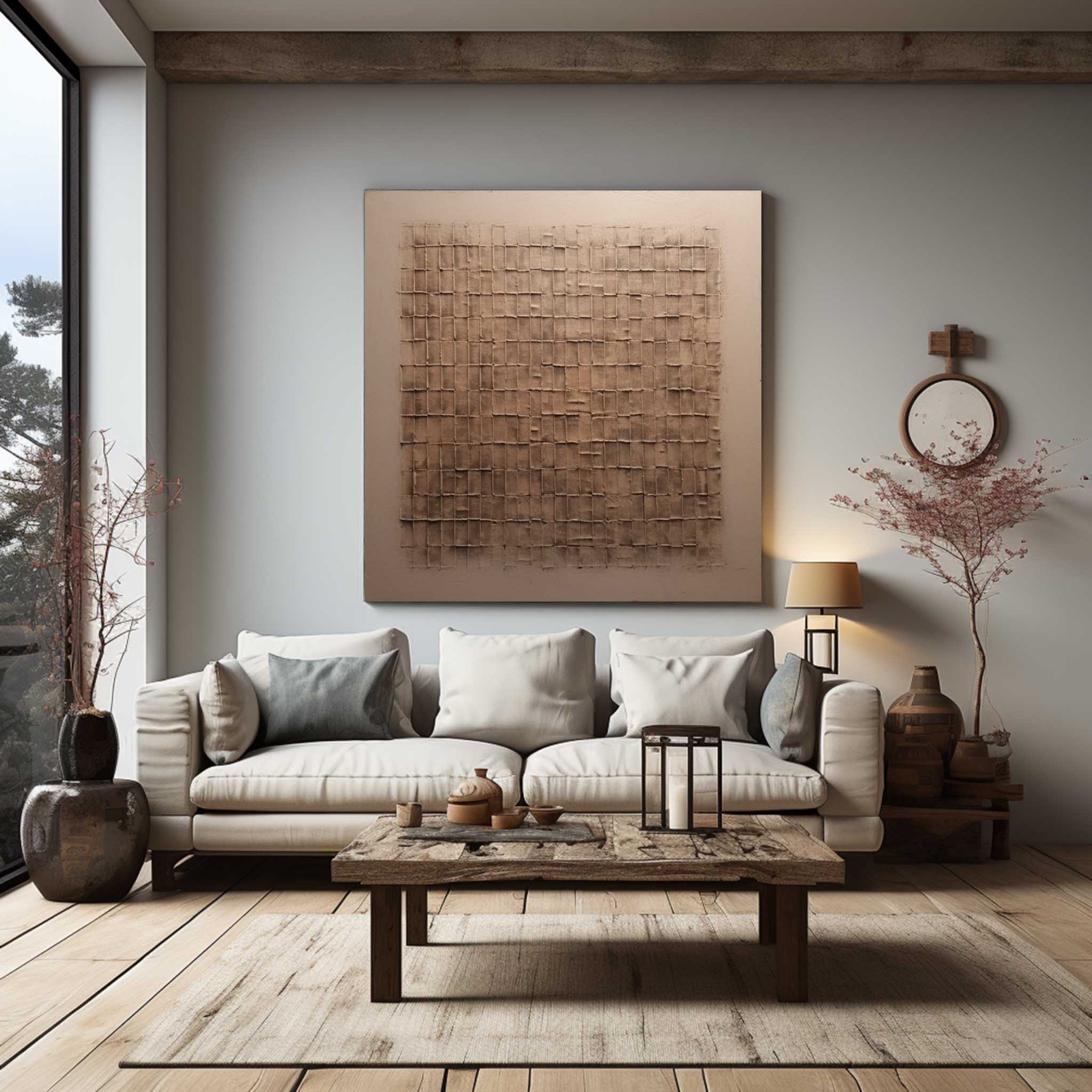 Wabi-Sabi Art Painting hand - painted #HM467-Homemural