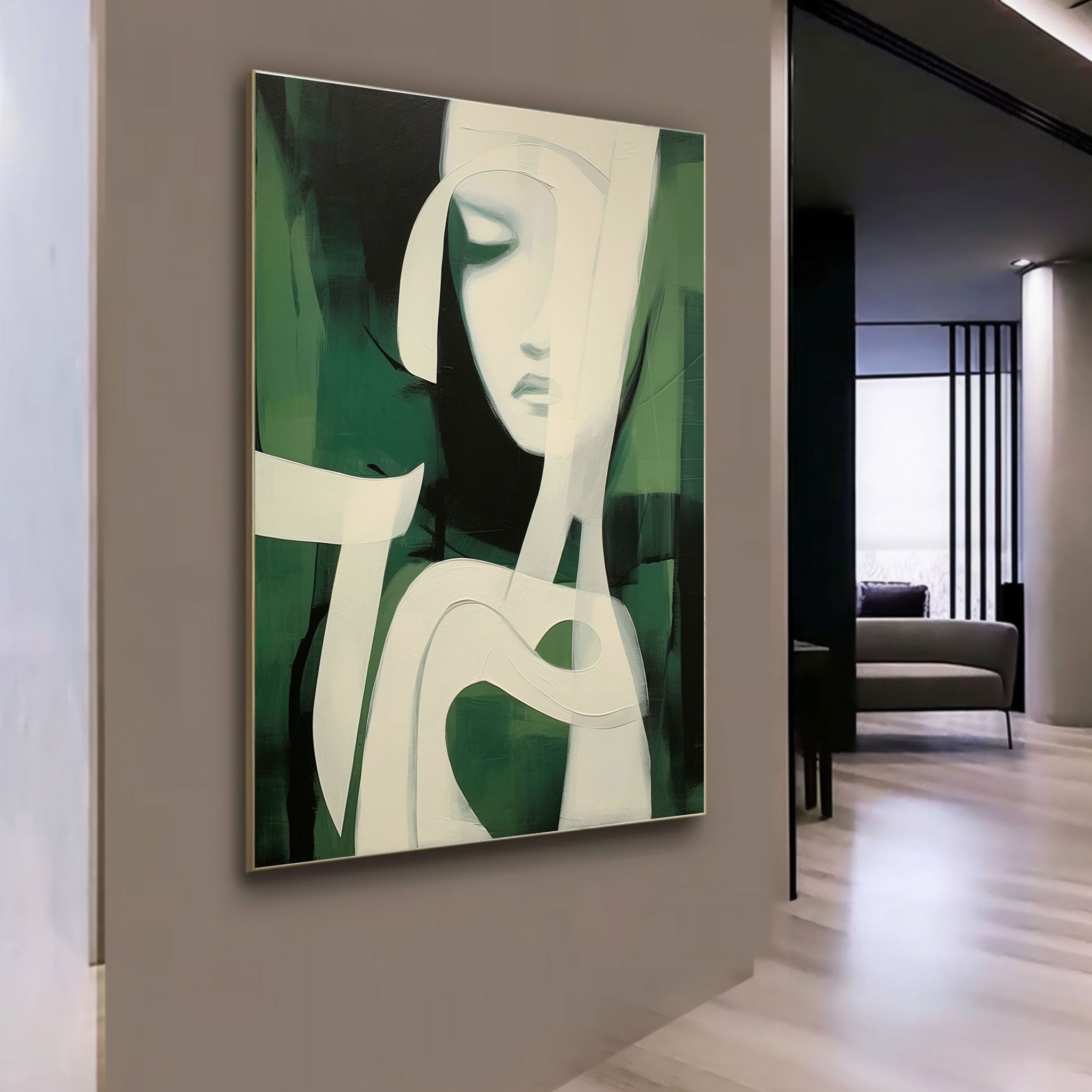 Contemporary Minimalist Art Painting hand - painted #HM140-Homemural