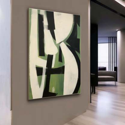 Contemporary Minimalist Art Painting hand - painted #HM175