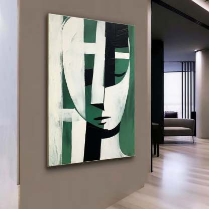 Contemporary Minimalist Art Painting hand - painted #HM594