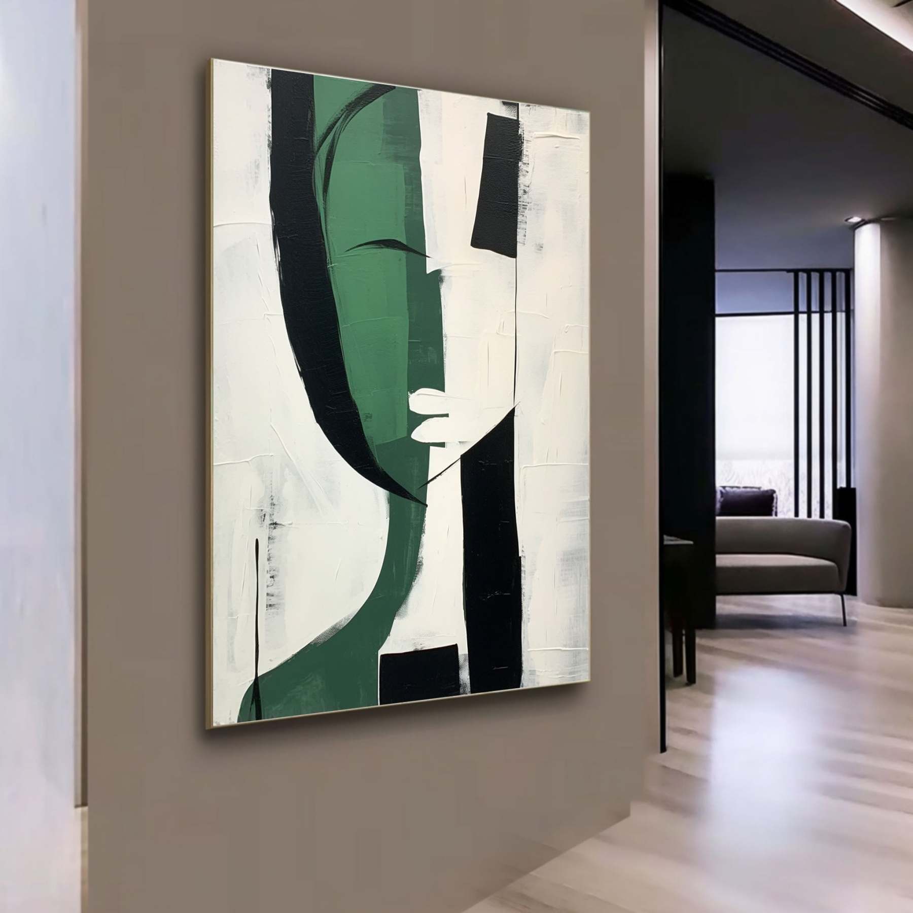Contemporary Minimalist Art Painting hand - painted #HM123-Homemural