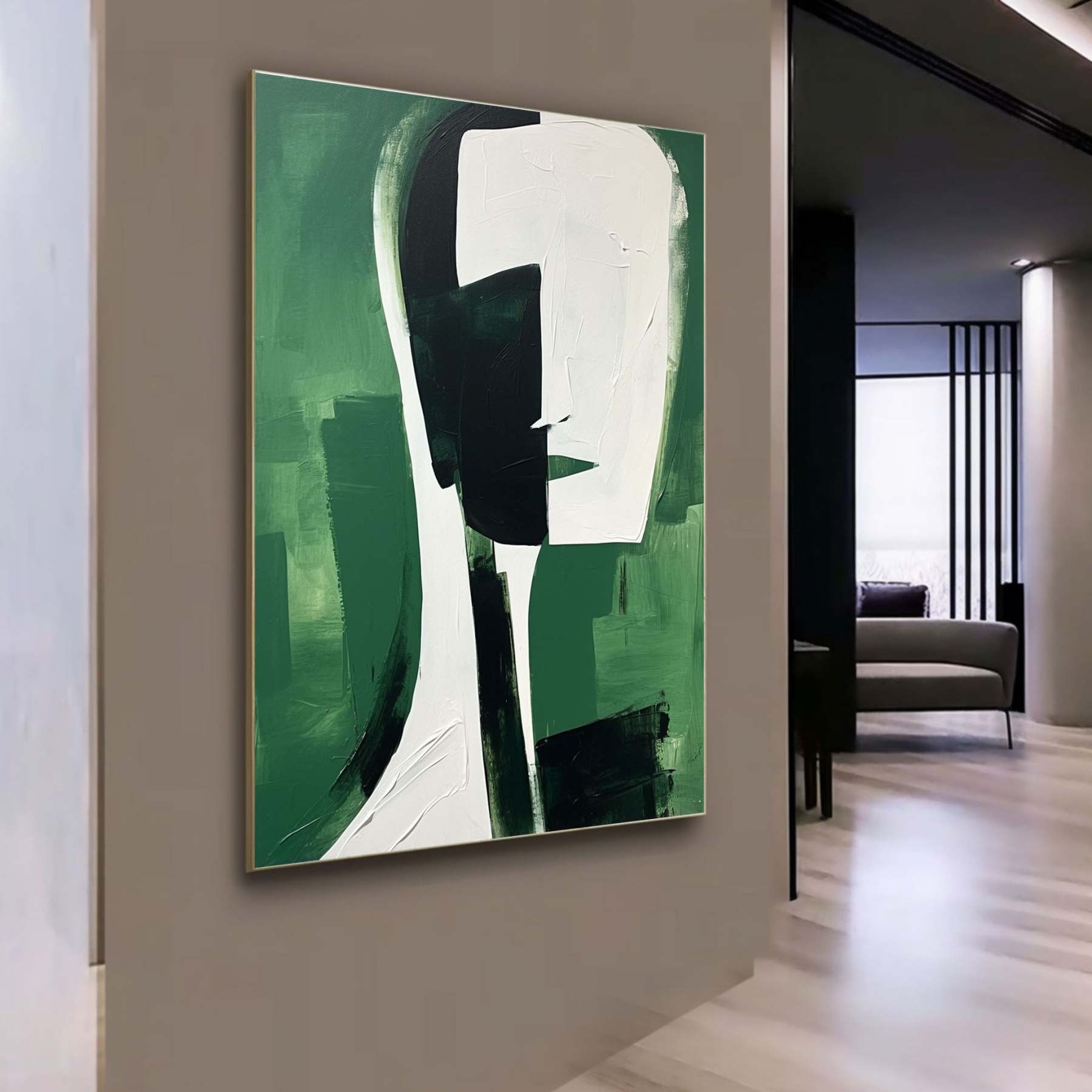 Contemporary Minimalist Art Painting hand - painted #HM143-Homemural