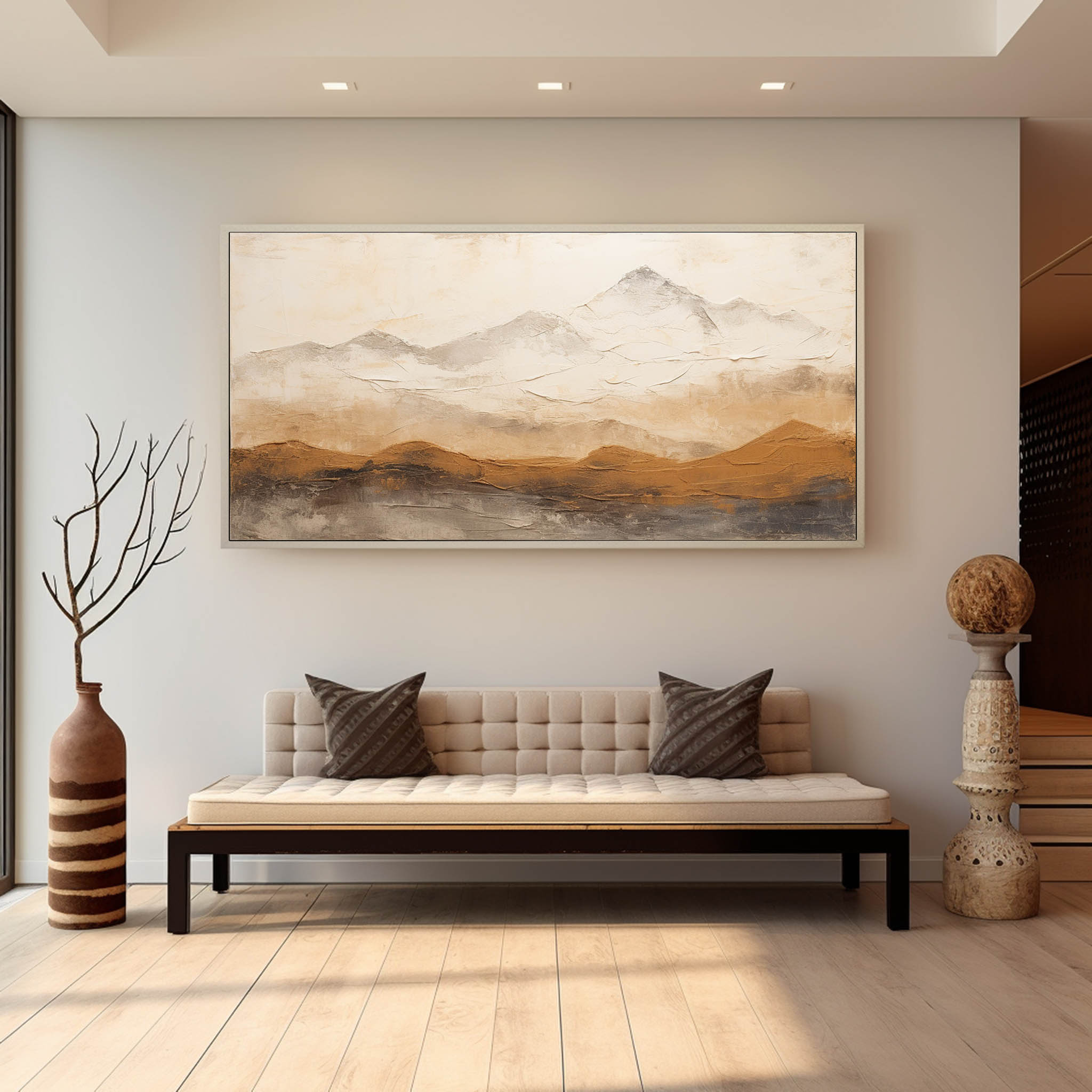 Wabi-Sabi Art Painting hand - painted #HM60-Homemural