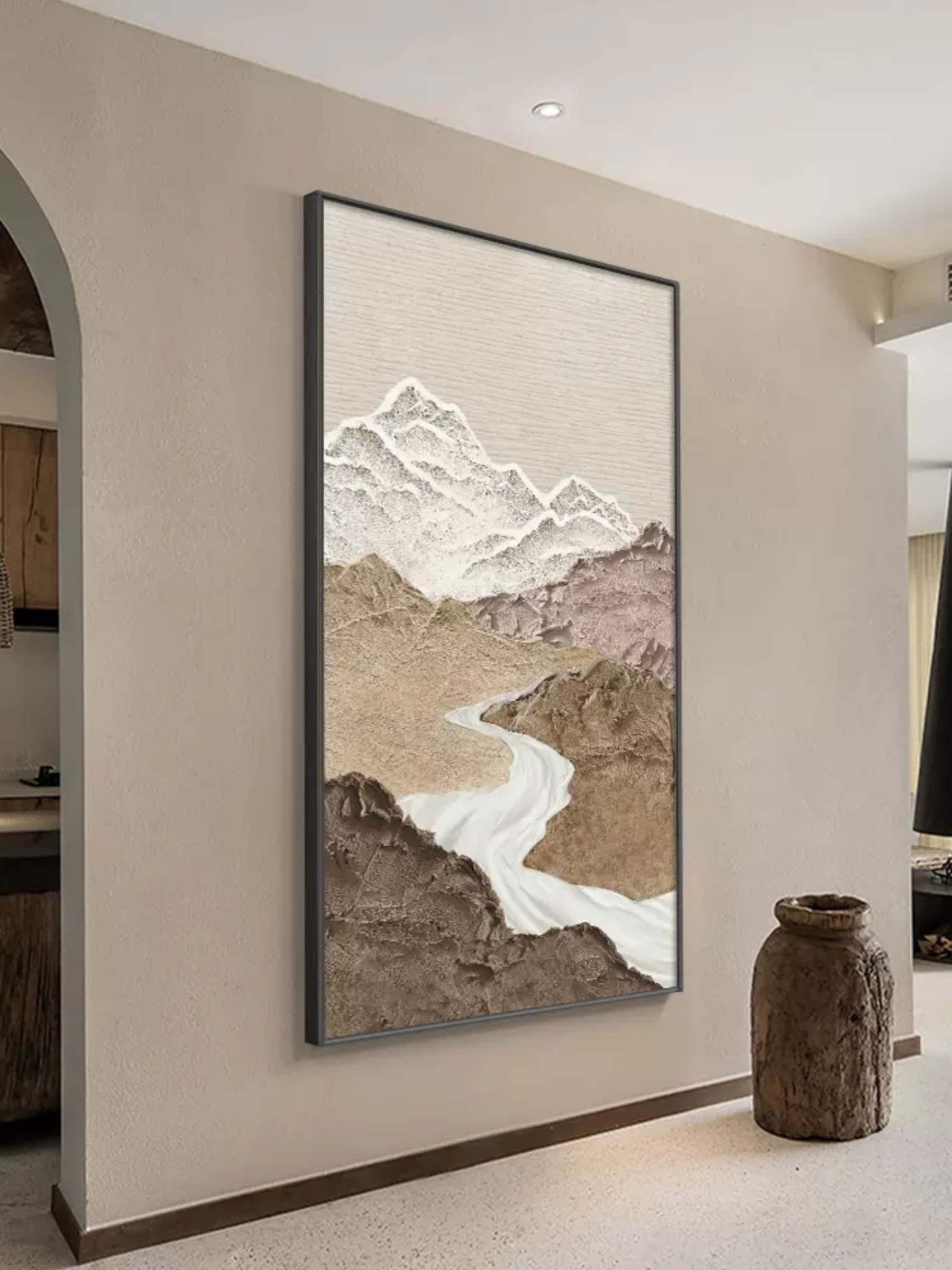 Wabi-Sabi Art Painting hand - painted #HM77-Homemural