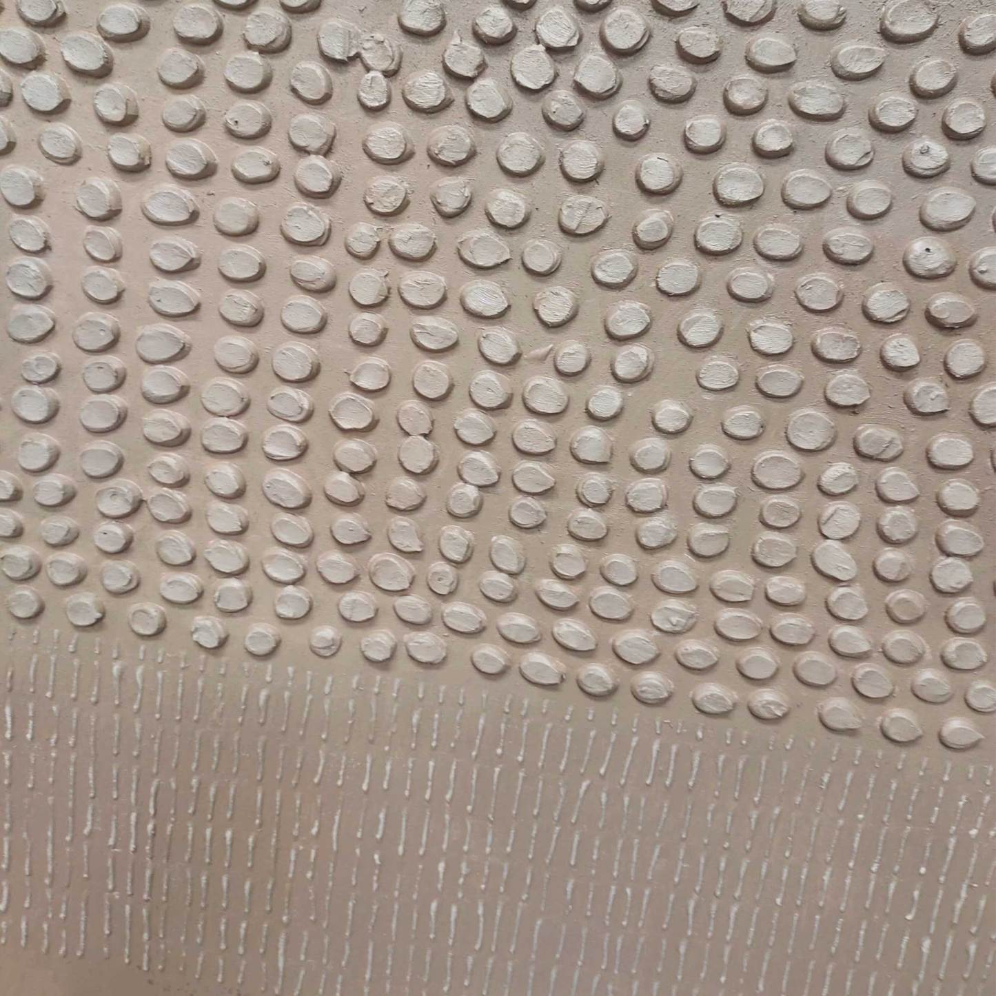 Plaster Art Painting hand - painted Set Of 3 #HM675-Homemural