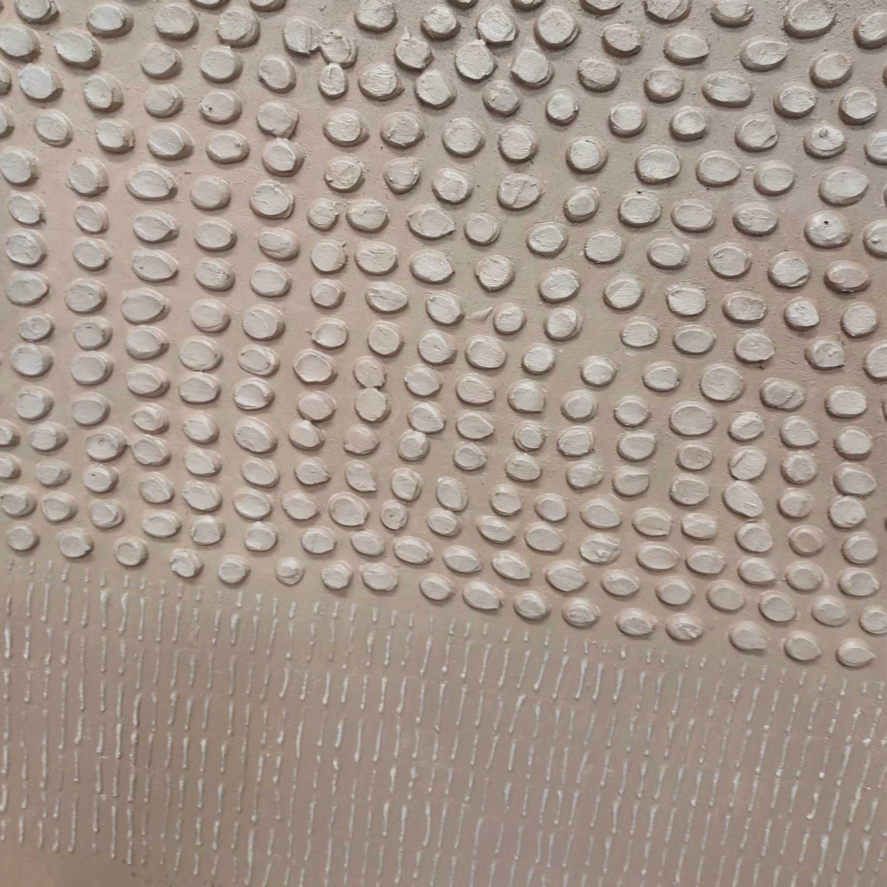 Plaster Art Painting hand - painted Set Of 3 #HM675-Homemural