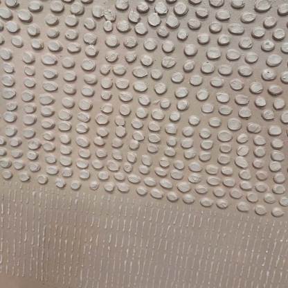 Plaster Art Painting hand - painted Set Of 3 #HM675-Homemural