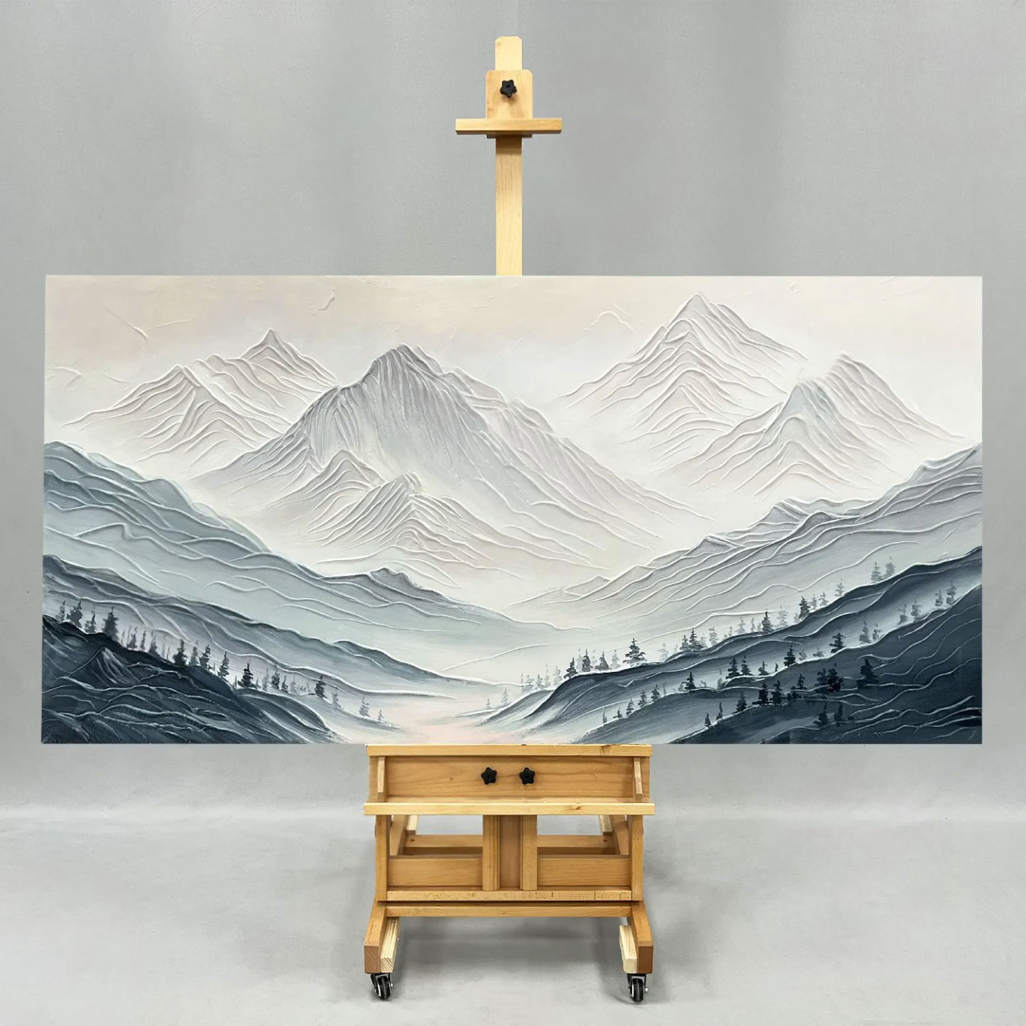 Plaster Art Painting hand - painted #HM739