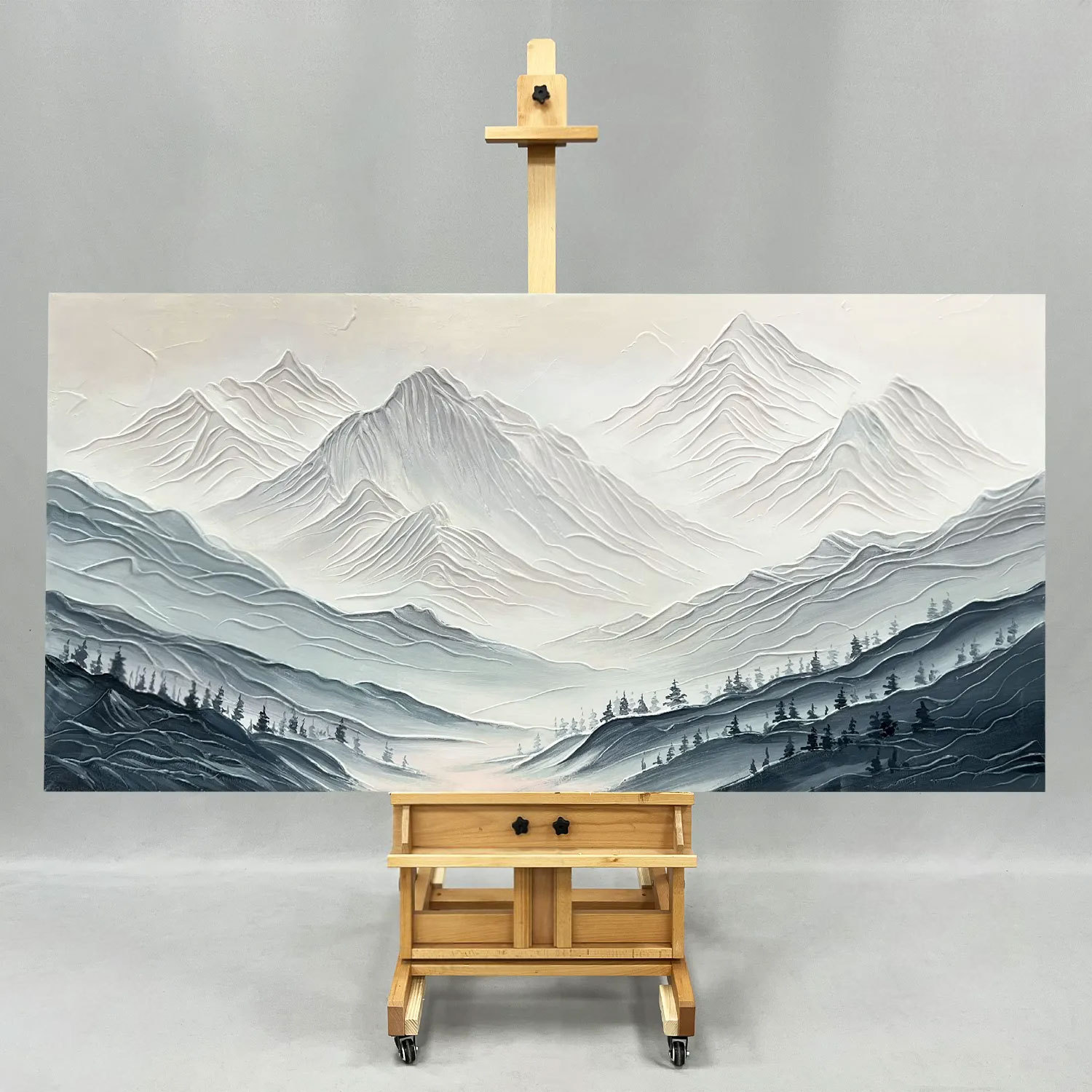 Plaster Art Painting hand - painted #HM739