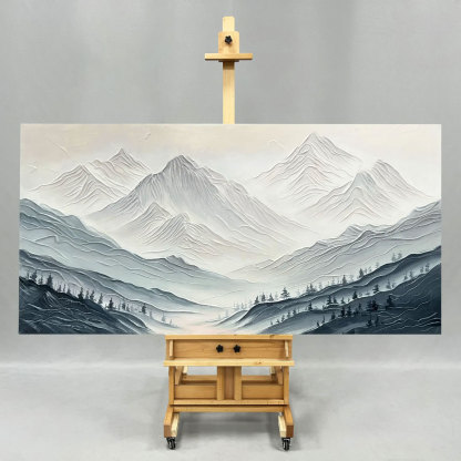 Plaster Art Painting hand - painted #HM739