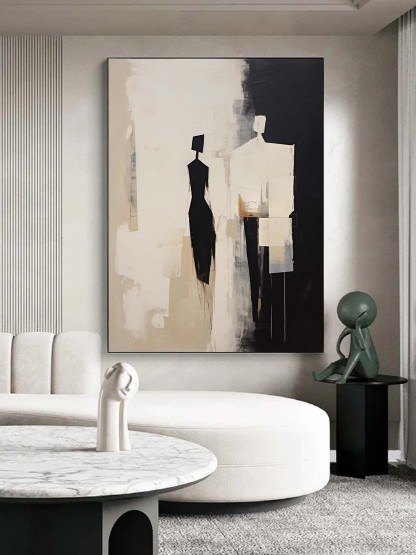 Contemporary Minimalist Art Painting hand - painted #HM122-Homemural