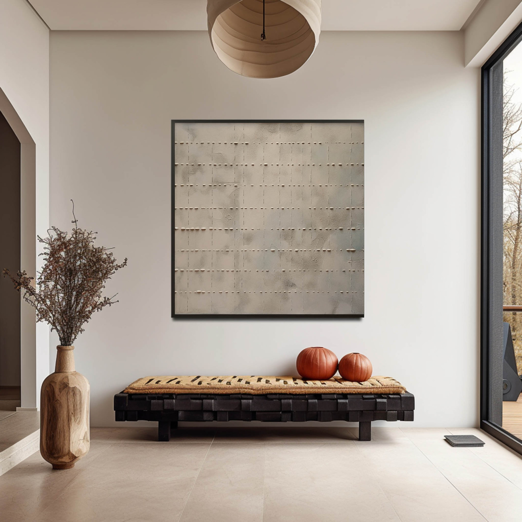 Wabi-Sabi Art Painting hand - painted #HM75-Homemural