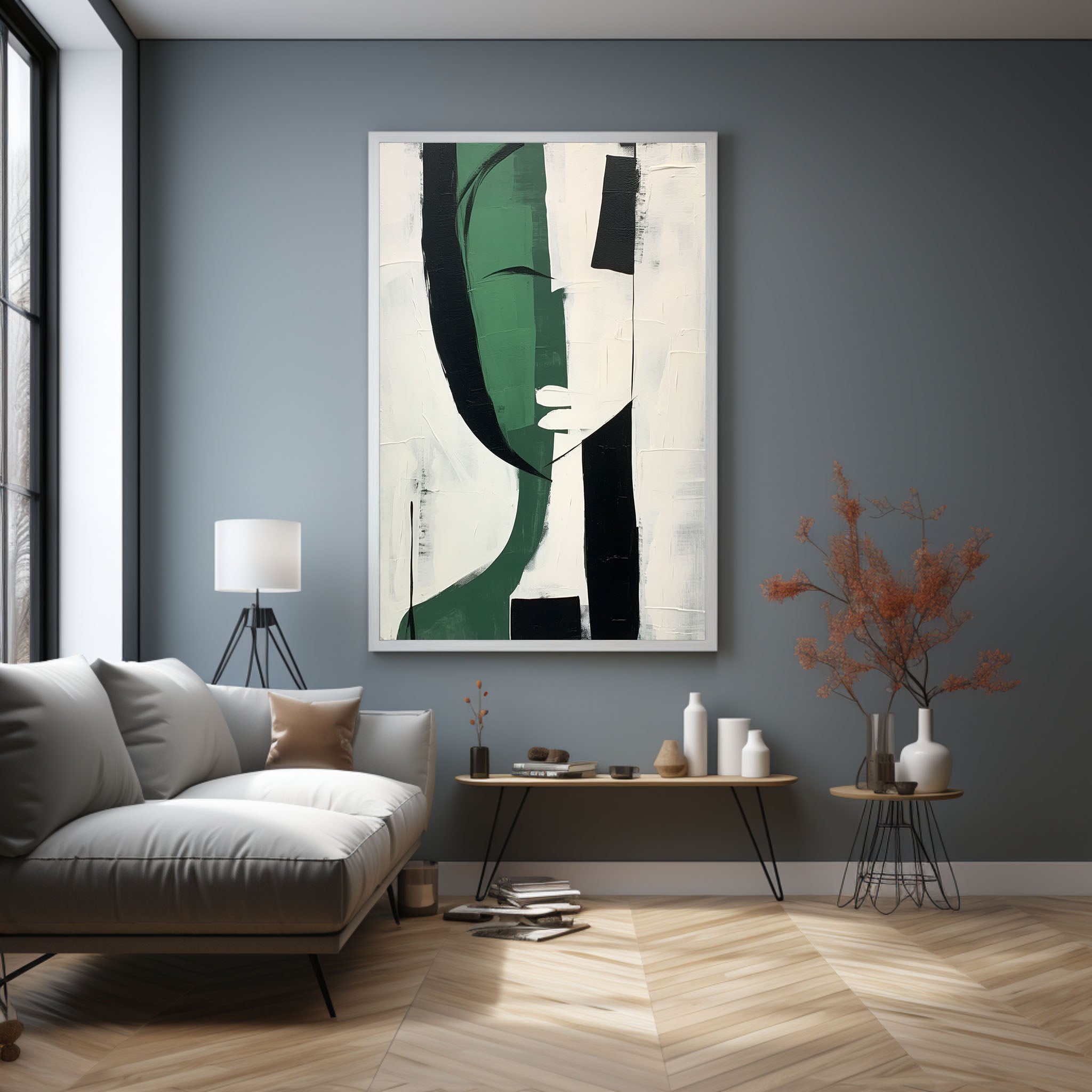 Contemporary Minimalist Art Painting hand - painted #HM123-Homemural