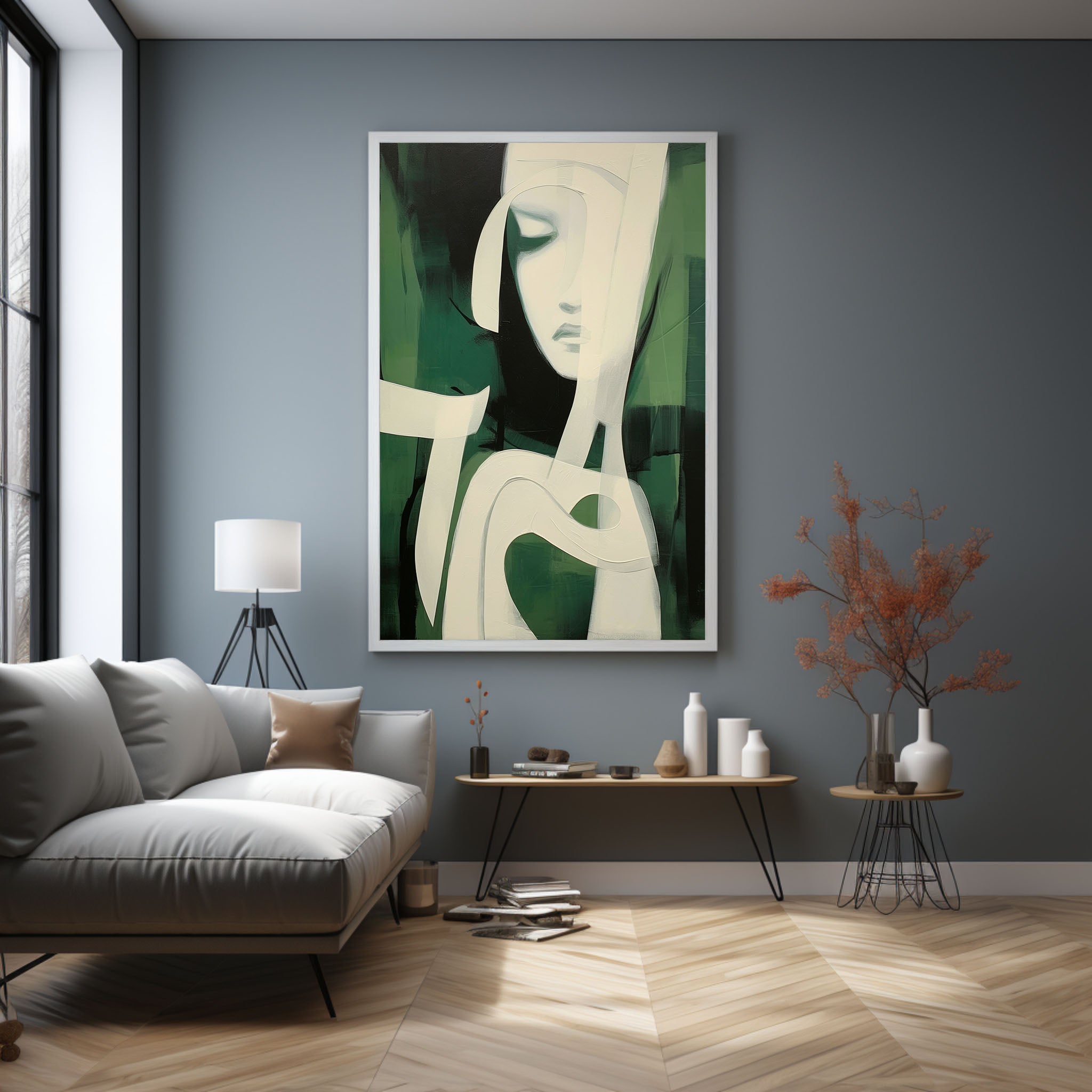 Contemporary Minimalist Art Painting hand - painted #HM140-Homemural