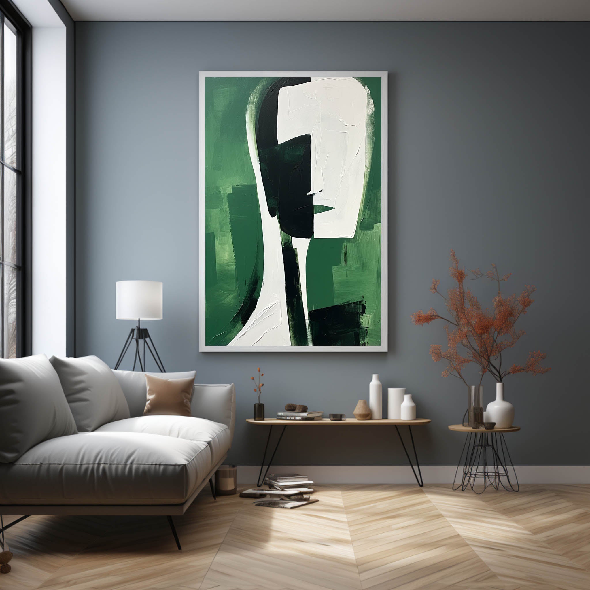 Contemporary Minimalist Art Painting hand - painted #HM143-Homemural